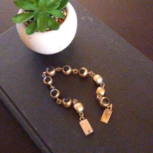 Vintage sterling .925 bracelet with black